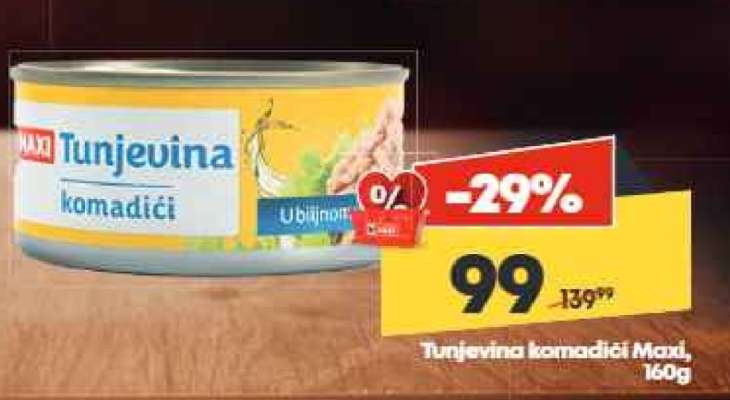 Tunjevina komadići Maxi 160g