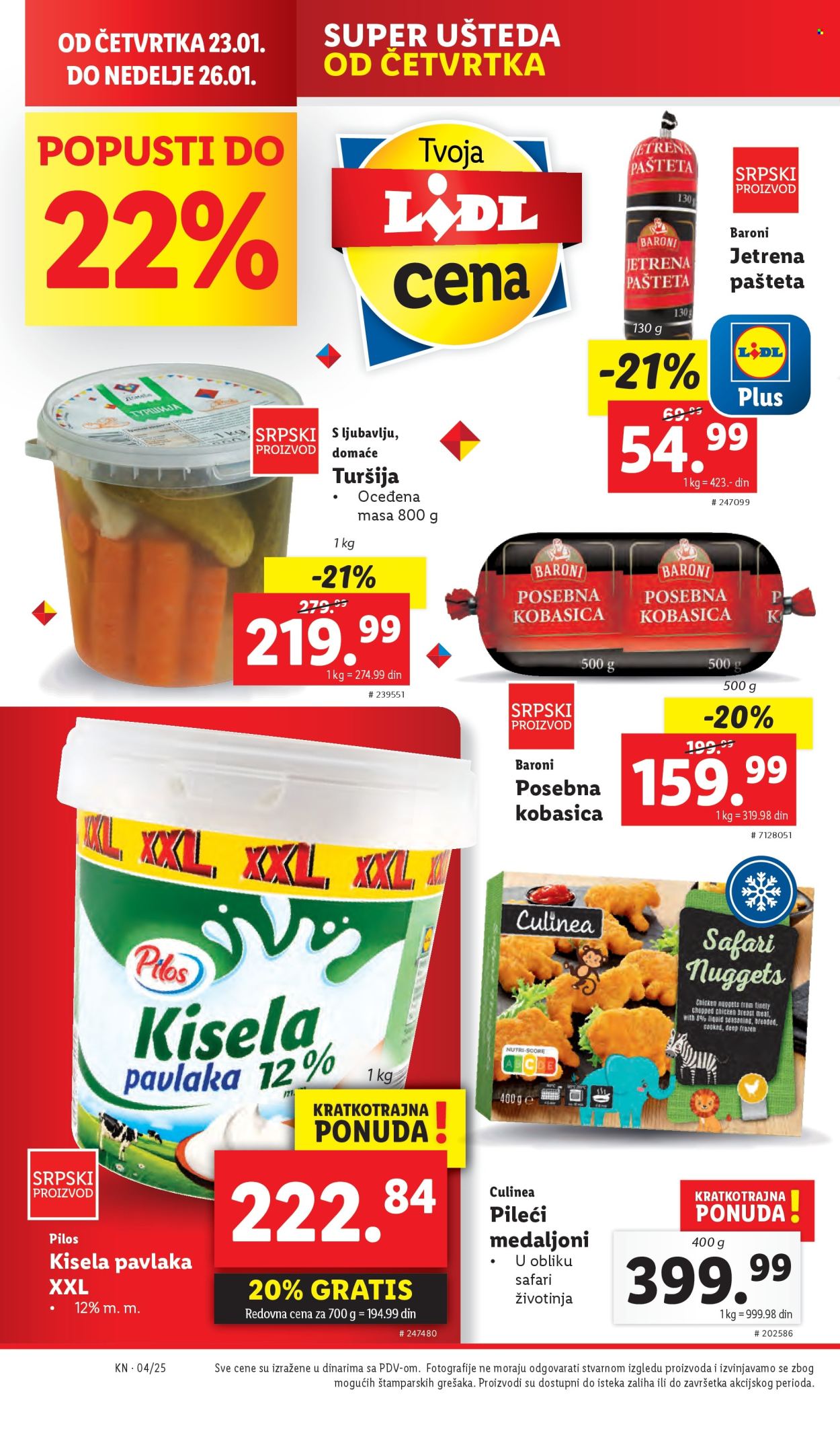 Lidl katalog - 23.01.2025 - 29.01.2025. Stranica 1