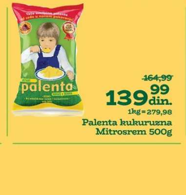 Palenta kukuruzna Mitrosrem 500g