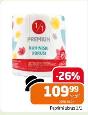 Papirni ubrus 1/1