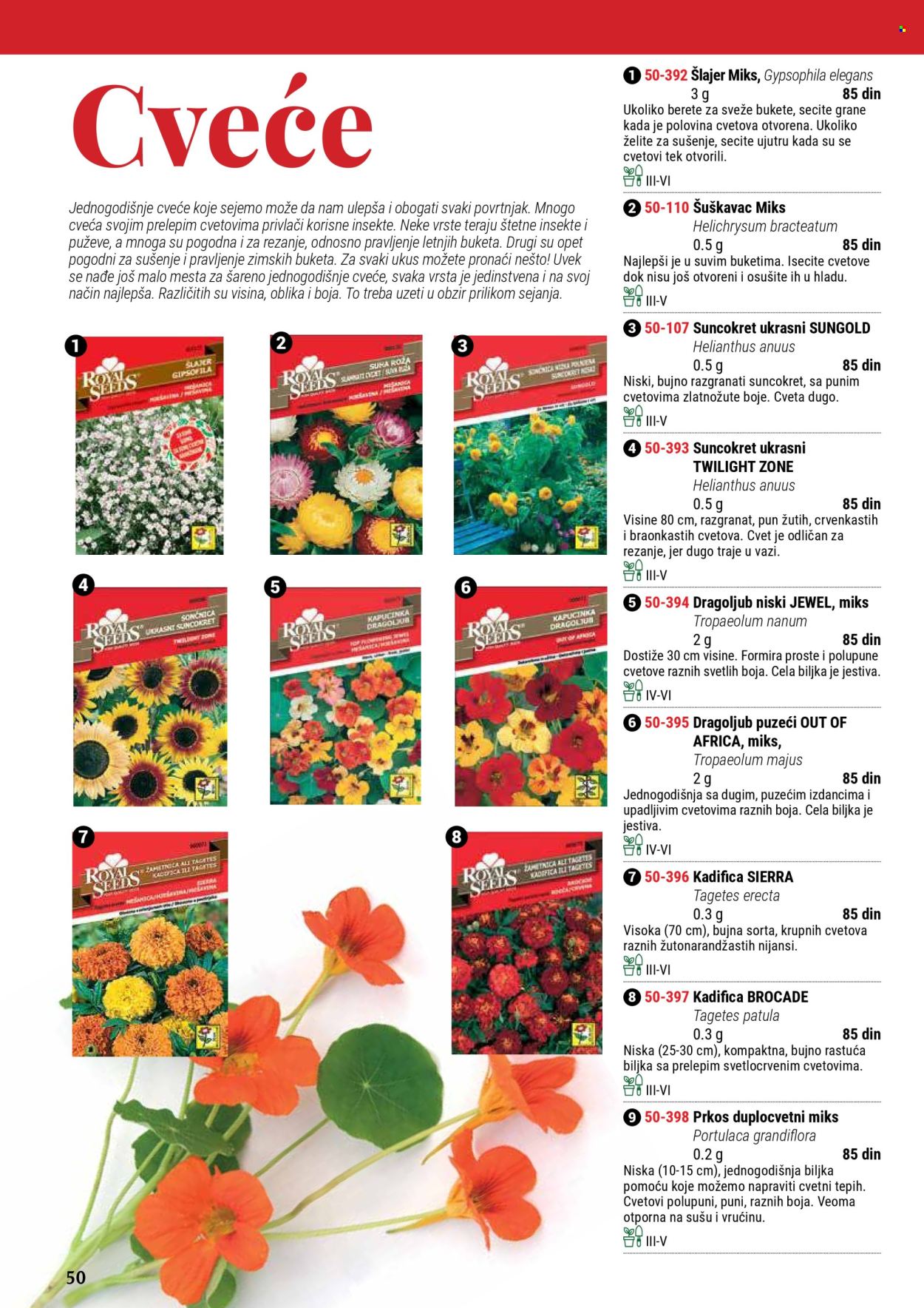 Flora Ekspres katalog. Stranica 1