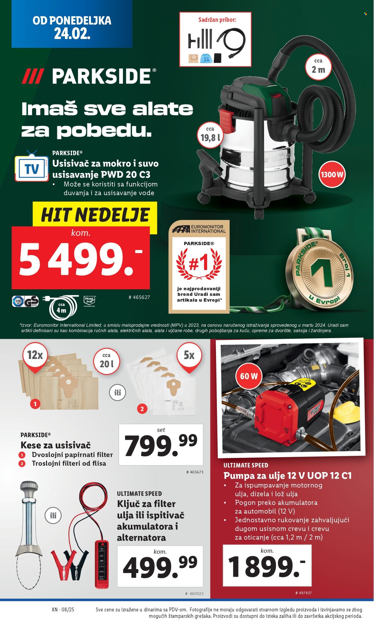 Lidl katalog - 20.02.2025 - 26.02.2025. Stranica 1