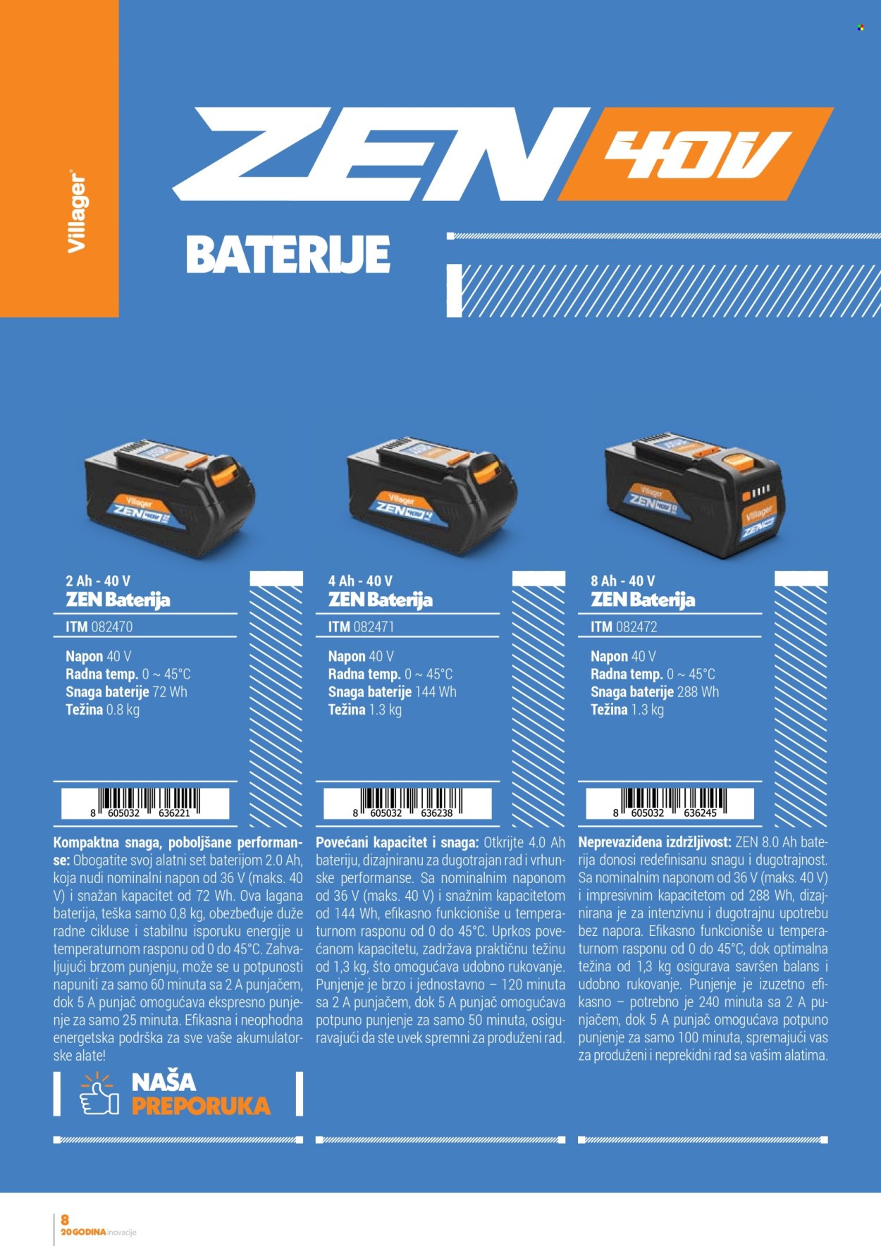 Villager katalog. Stranica 1