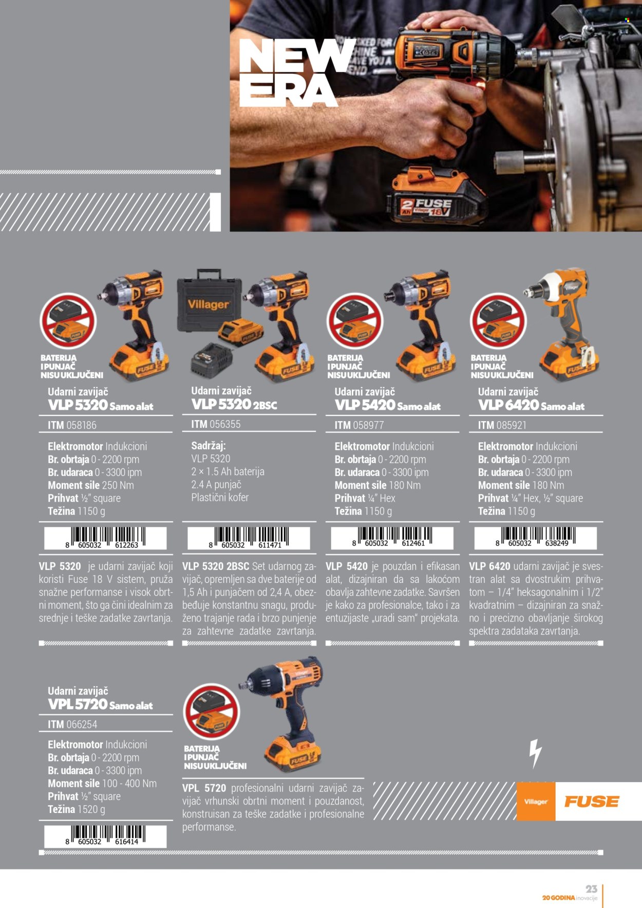 Villager katalog. Stranica 1