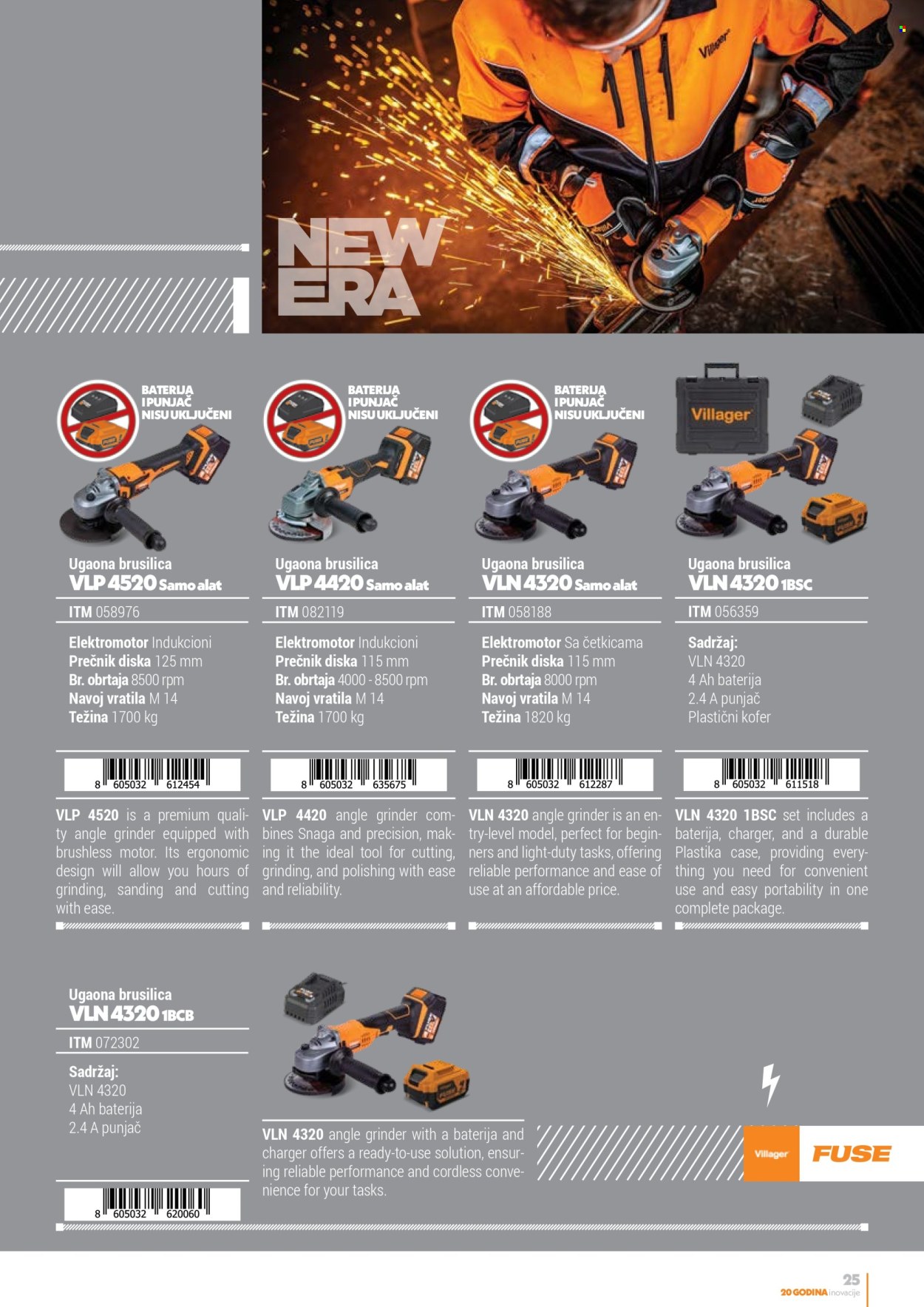 Villager katalog. Stranica 1