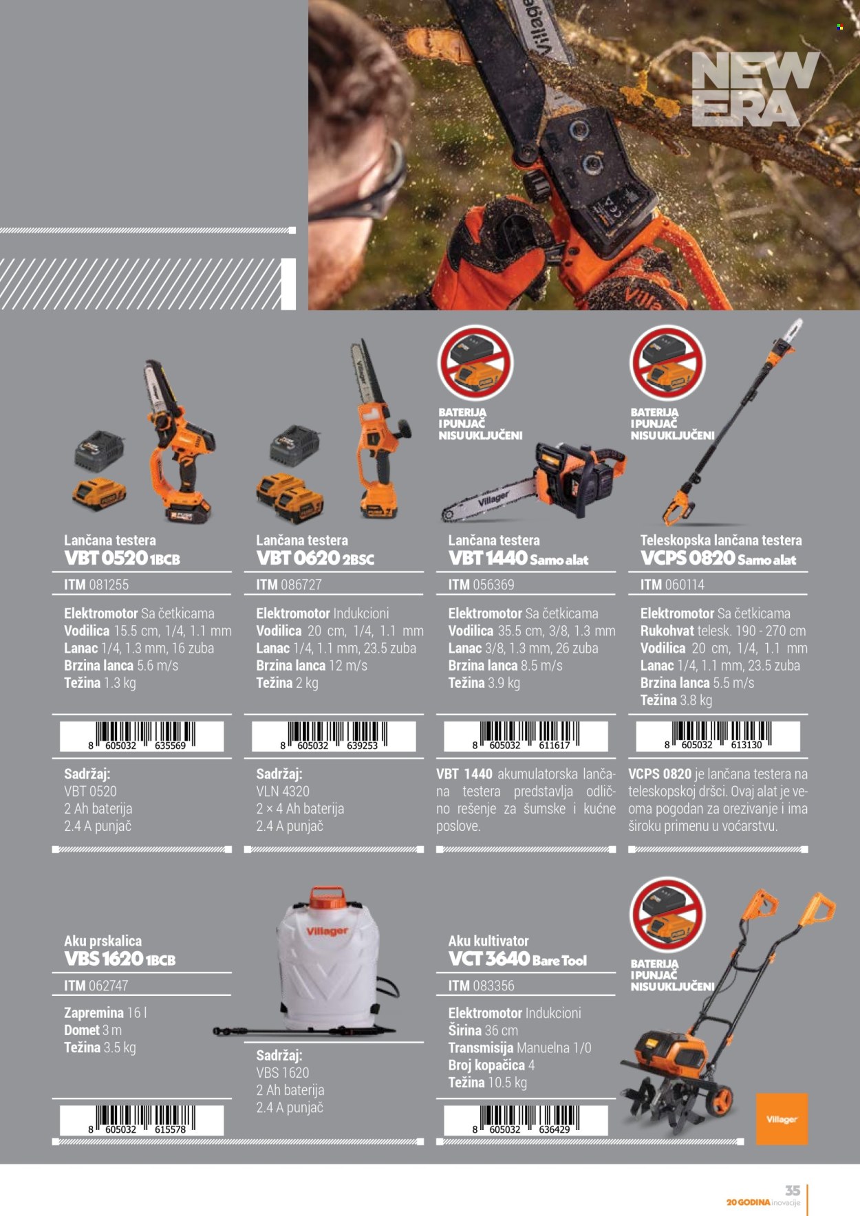 Villager katalog. Stranica 1