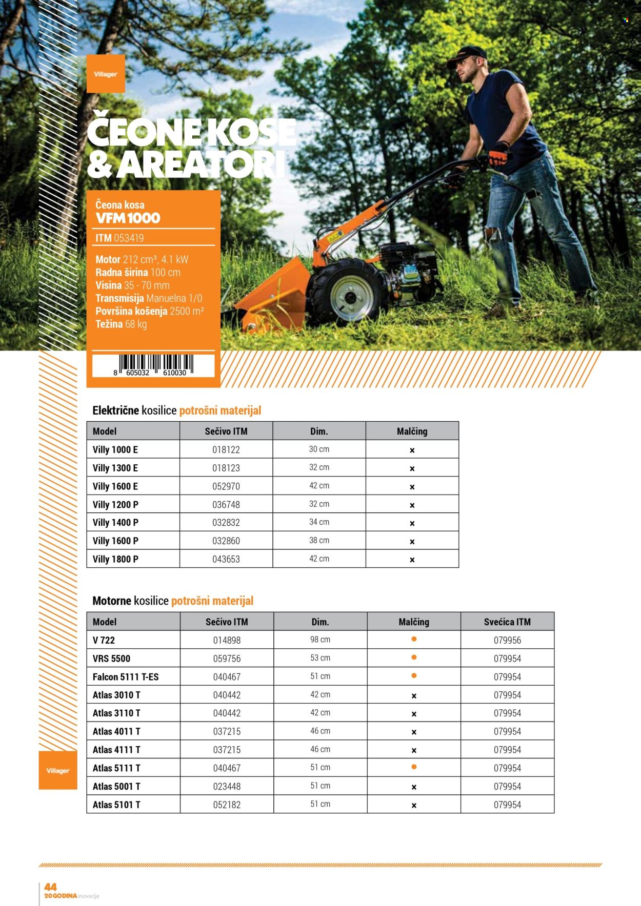Villager katalog. Stranica 1