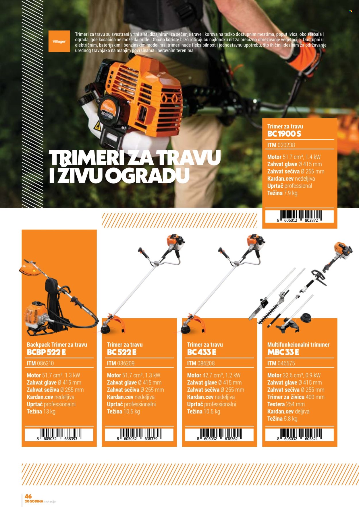 Villager katalog. Stranica 1