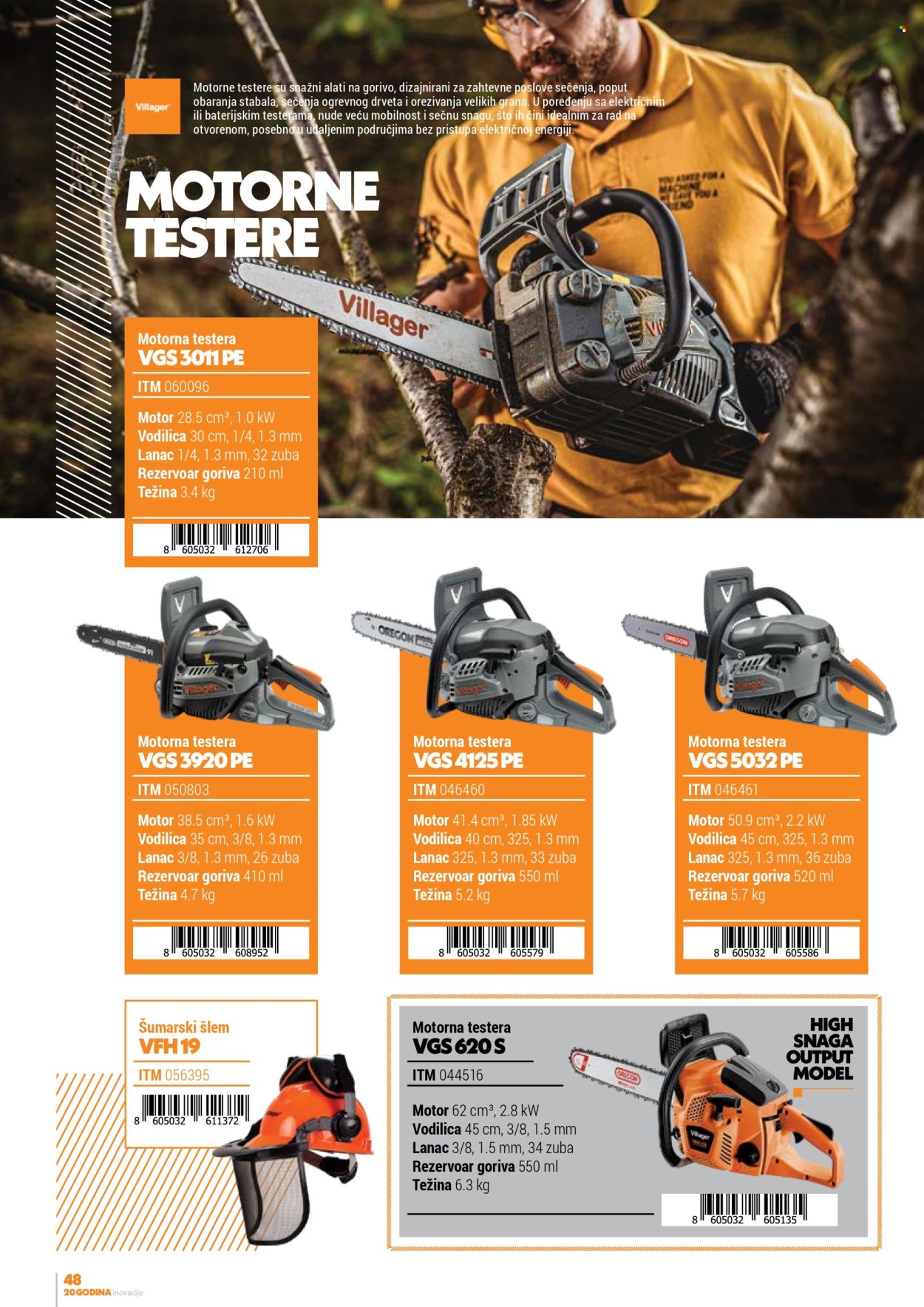 Villager katalog. Stranica 1