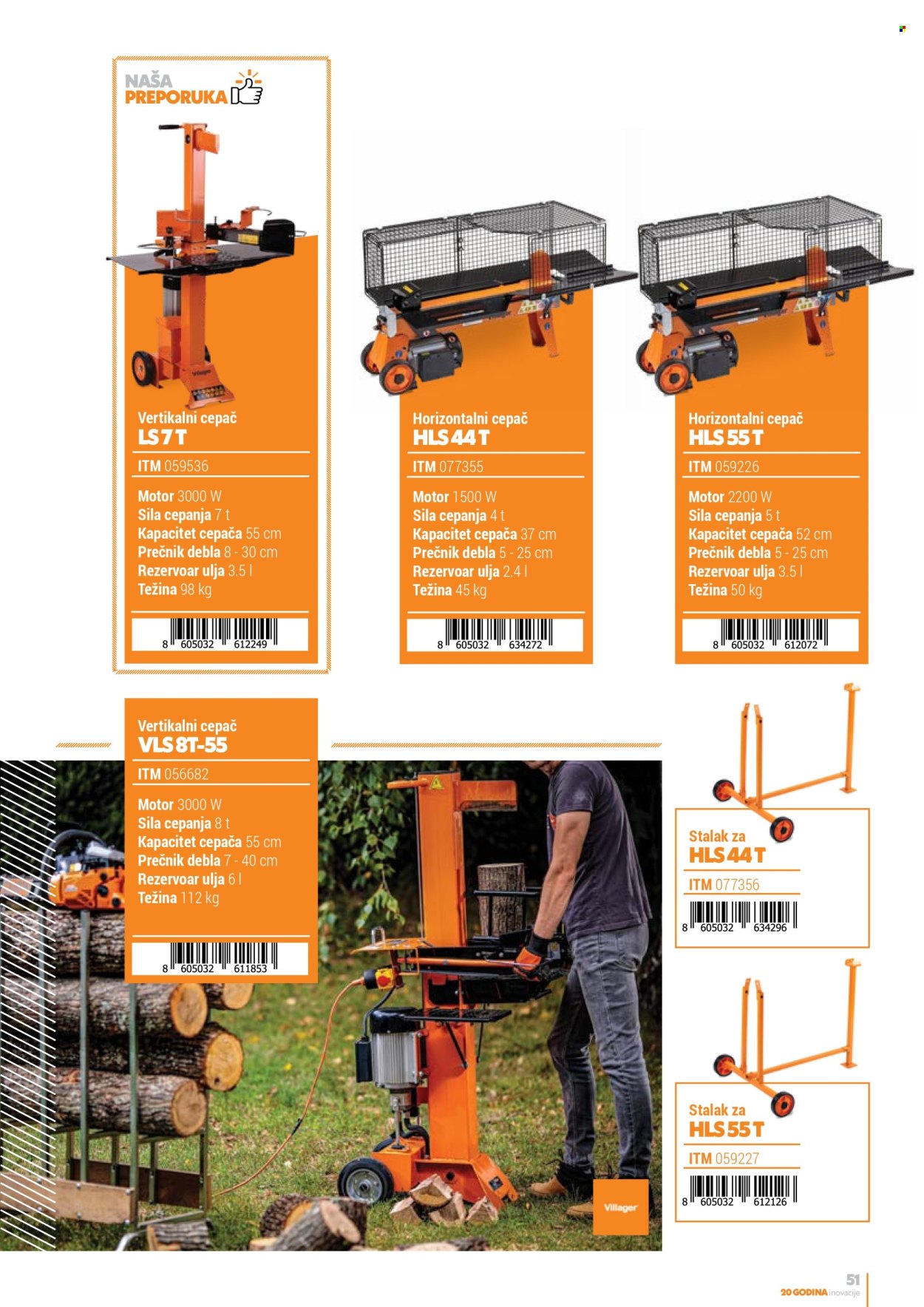 Villager katalog. Stranica 1