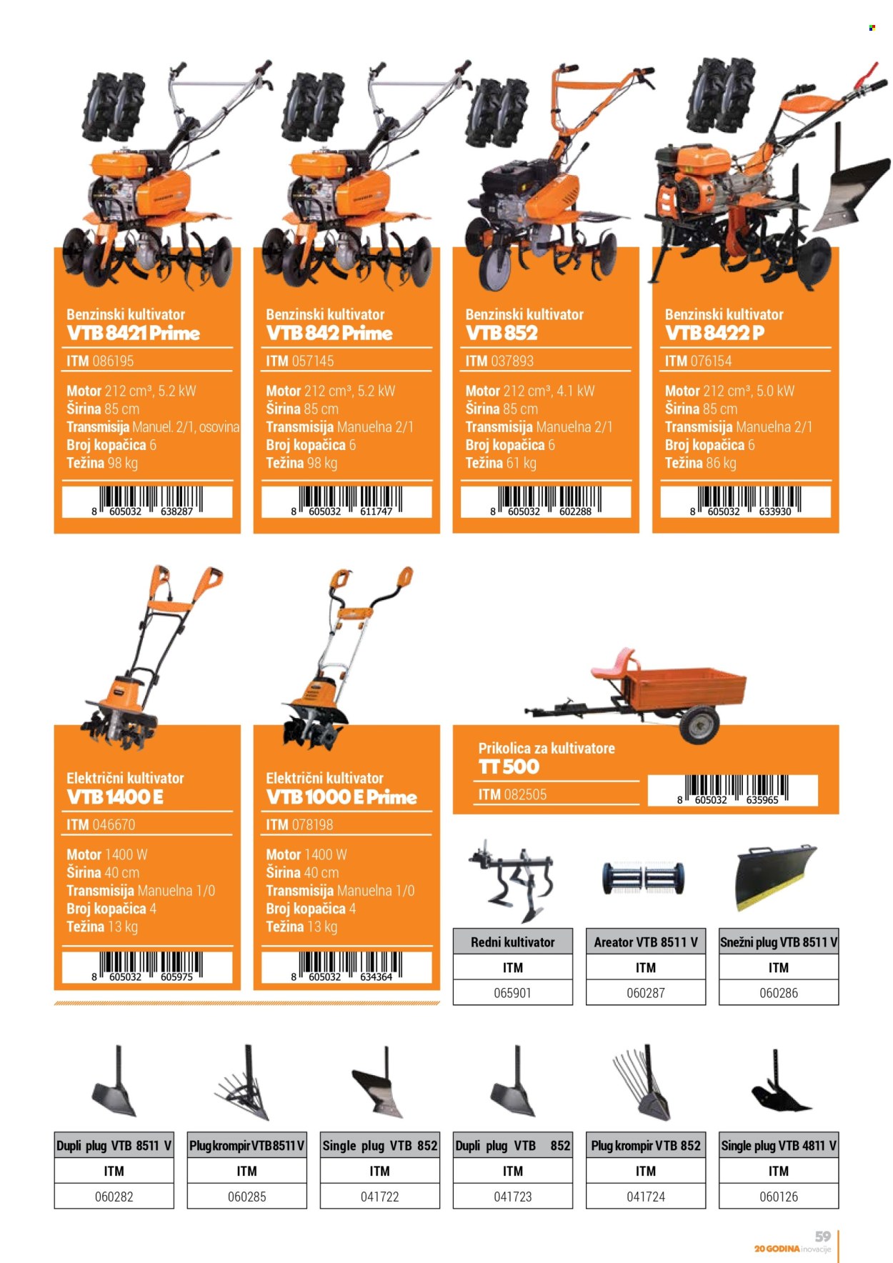 Villager katalog. Stranica 1
