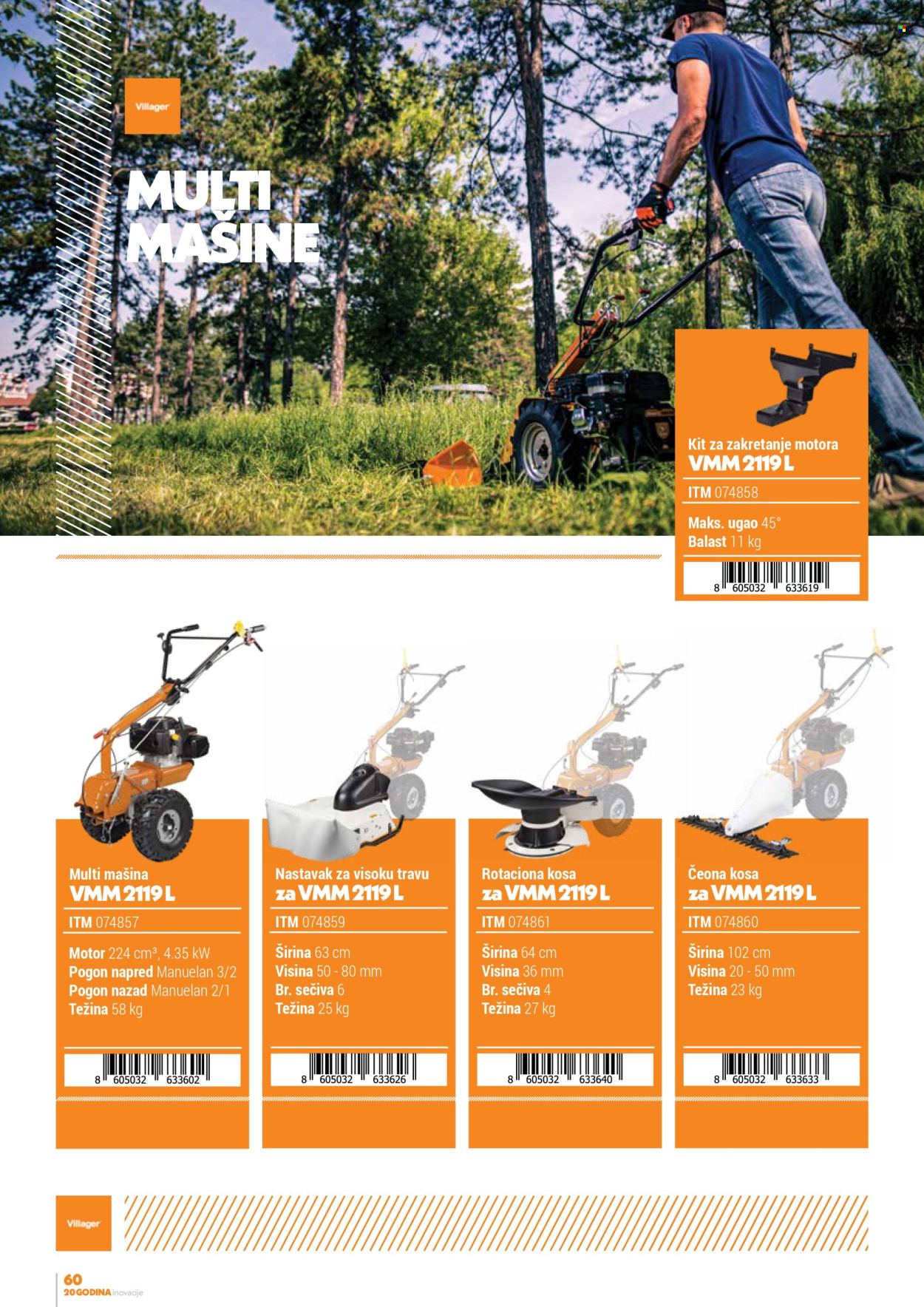 Villager katalog. Stranica 1