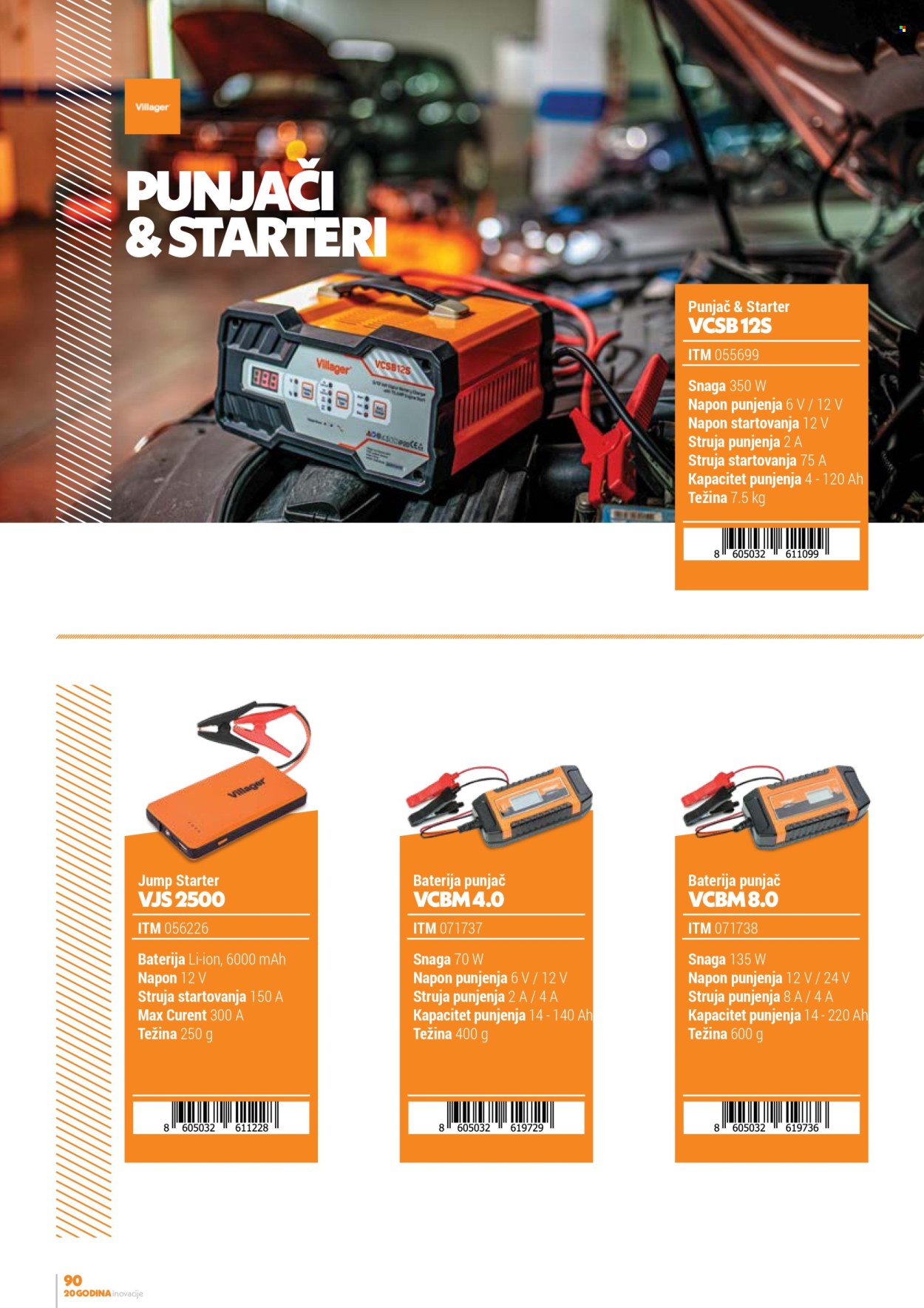 Villager katalog. Stranica 1