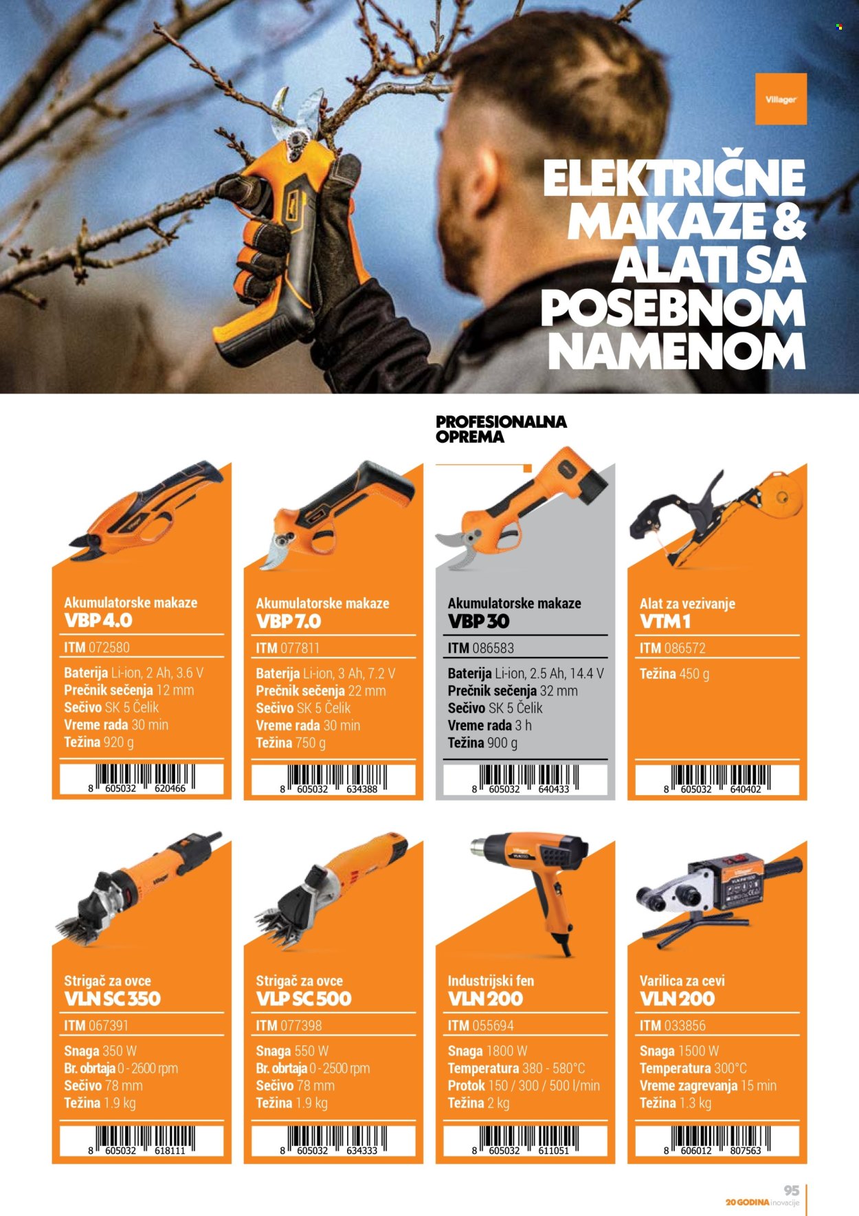 Villager katalog. Stranica 1