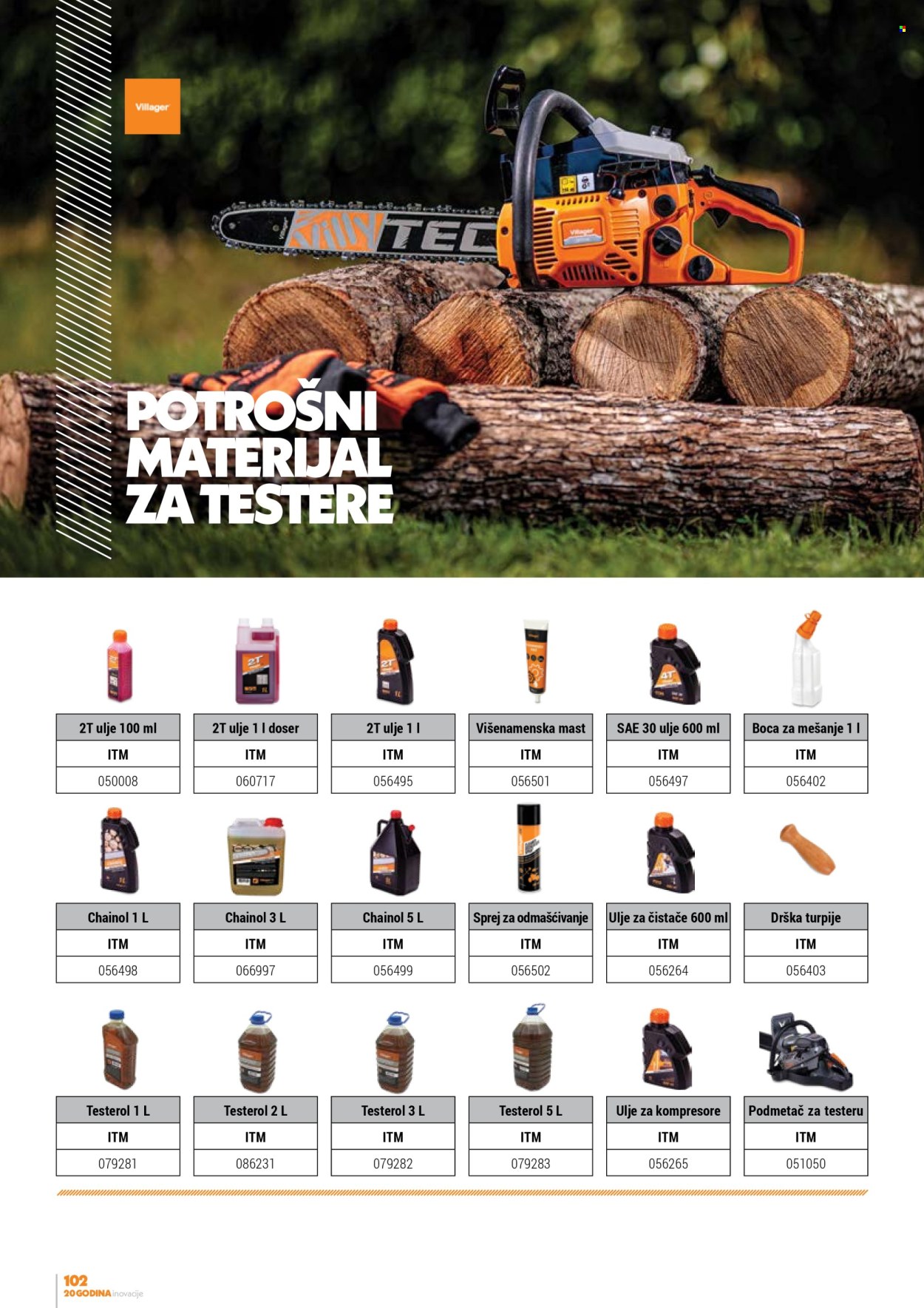 Villager katalog. Stranica 1