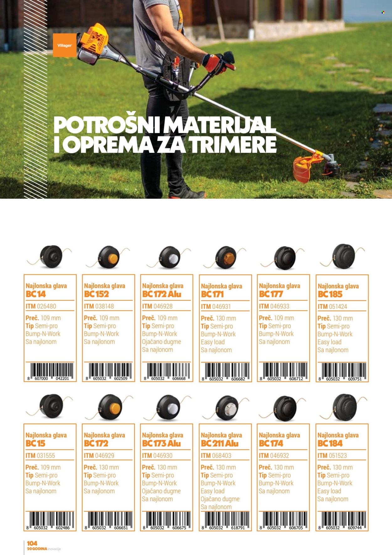 Villager katalog. Stranica 1