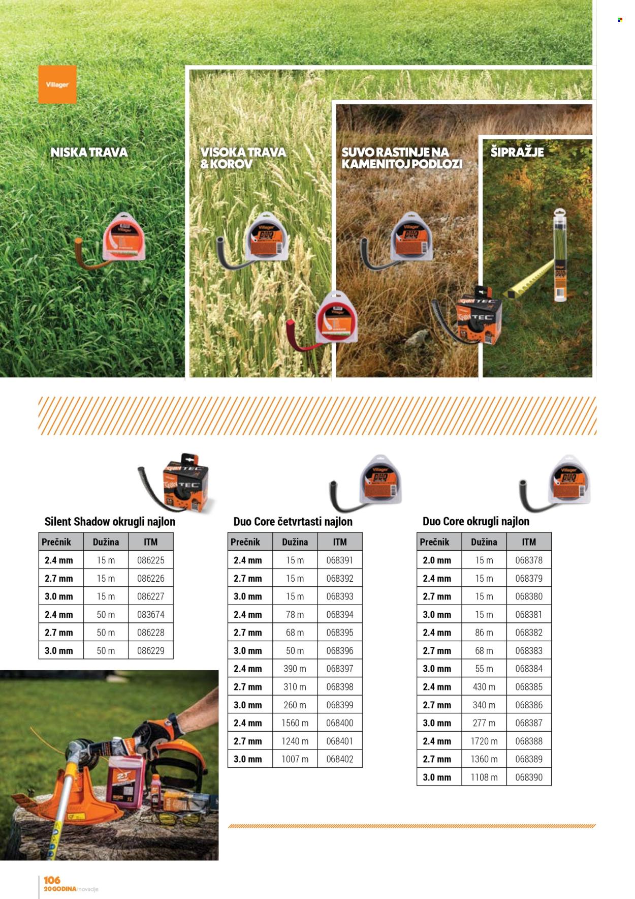 Villager katalog. Stranica 1