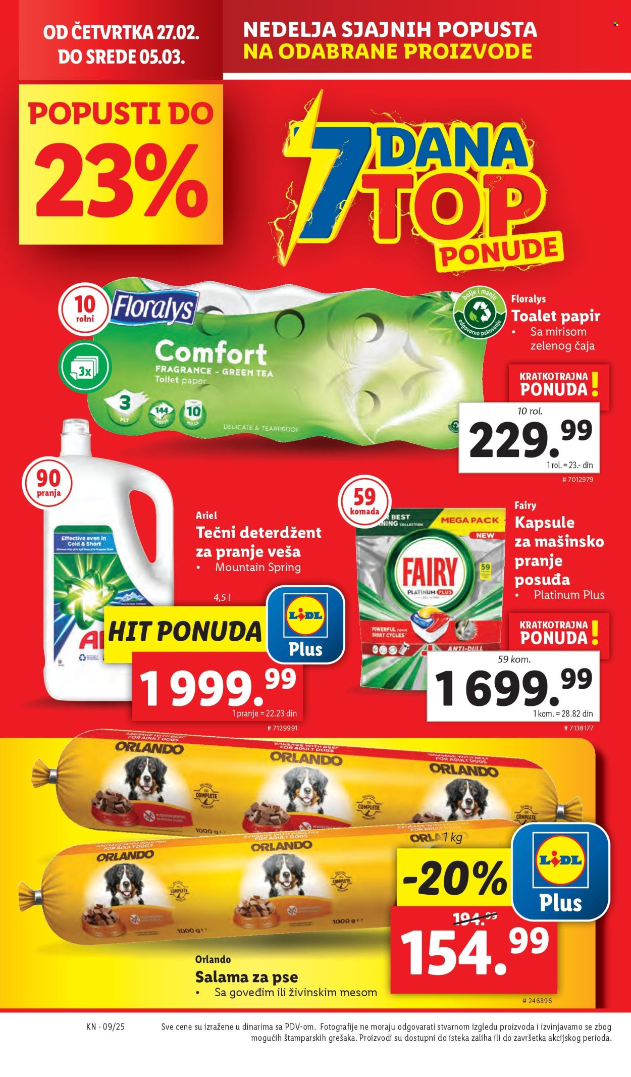 Lidl katalog - 27.02.2025 - 05.03.2025. Stranica 1