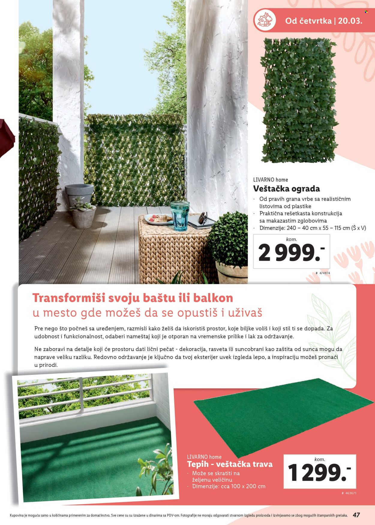 Lidl katalog. Stranica 1