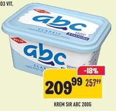 Krem sir ABC 200g