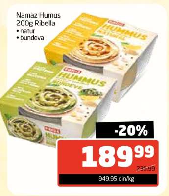 Namaz Humus 200g Ribella