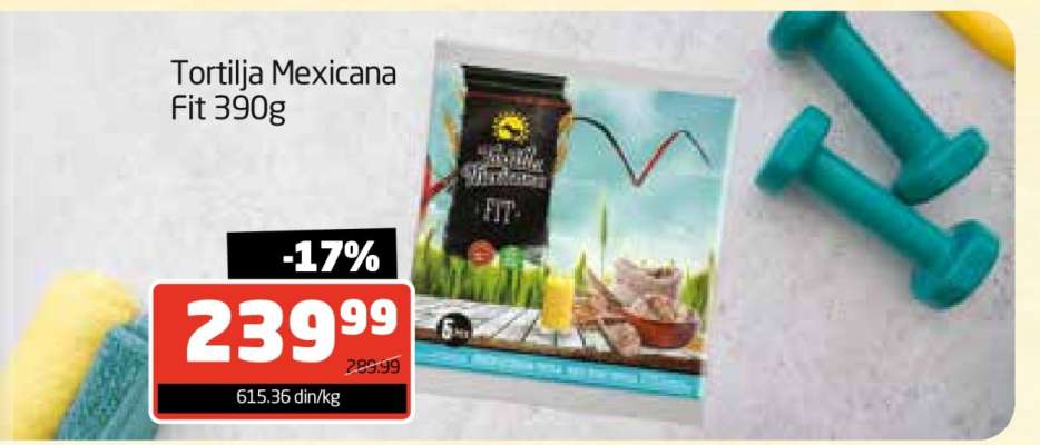 Tortilja Mexicana Fit 390g