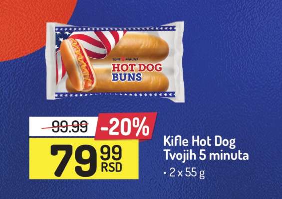 Kifle Hot Dog Tvojih 5 minuta