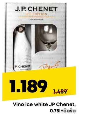 Vino ice white JP Chenet, 0.75l+časa