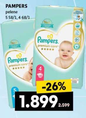 Pampers pelene