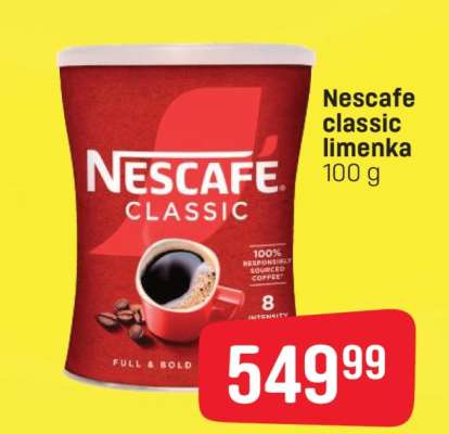 Nescafe classic limenka
