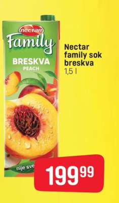 Nectar family sok breskva