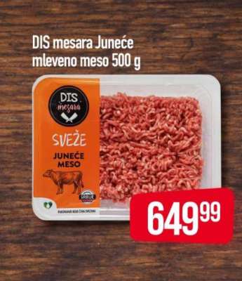 DIS mesara juneće mleveno meso 500 g