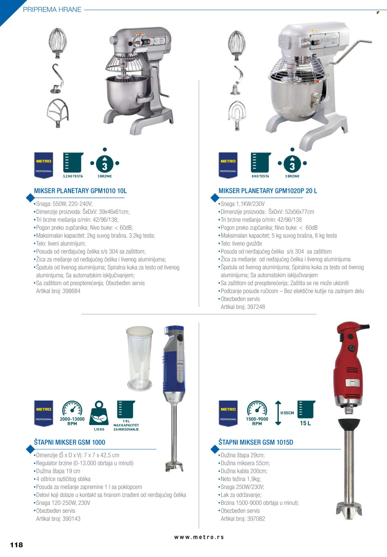 Metro katalog. Stranica 118