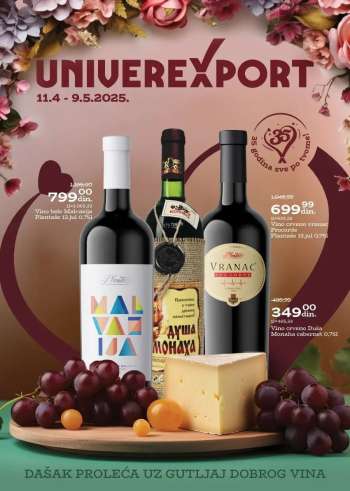 Univerexport katalog - 11.04.2025 - 09.05.2025.