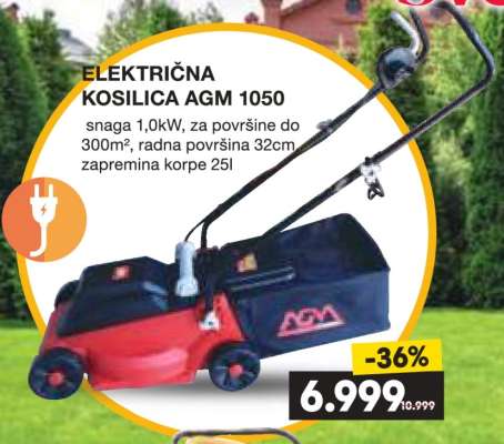 ELEKTRIČNA KOSILICA AGM 1050