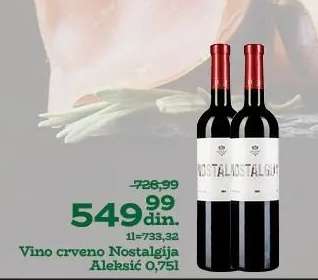 Vino crveno Nostalgija Aleksić 0.75l