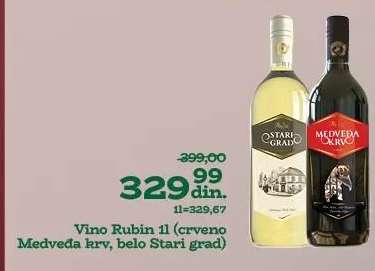 Vino Rubin 1l