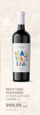 BELO VINO MALVAZIJA