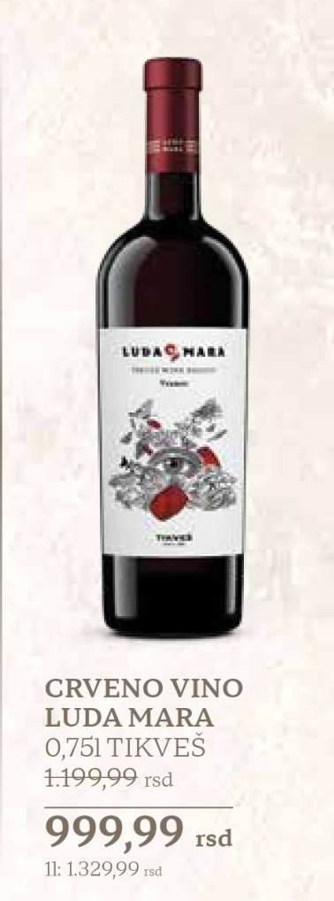 CRVENO VINO LUDA MARA