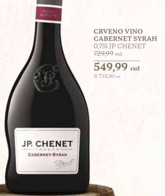 CRVENO VINO CABERNET SYRAH