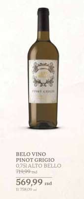 BELO VINO PINOT GRIGIO