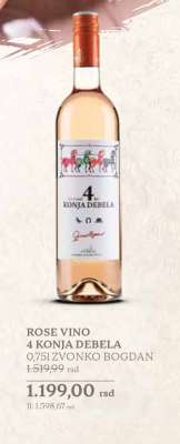 ROSE VINO 4 KONJA DEBELA
