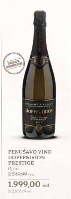PENUŠAVO VINO DOPF&IRION PRESTIGE