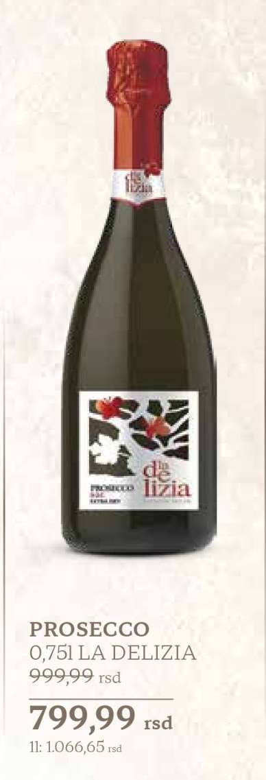 PROSECCO 0,75l LA DELIZIA