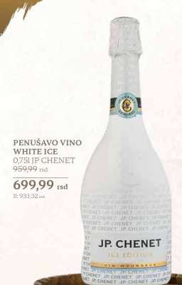 PENUŠAVO VINO WHITE ICE 0,75l JP CHENET