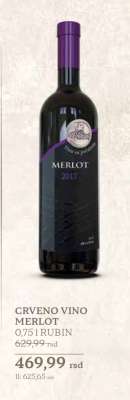 CRVENO VINO MERLOT