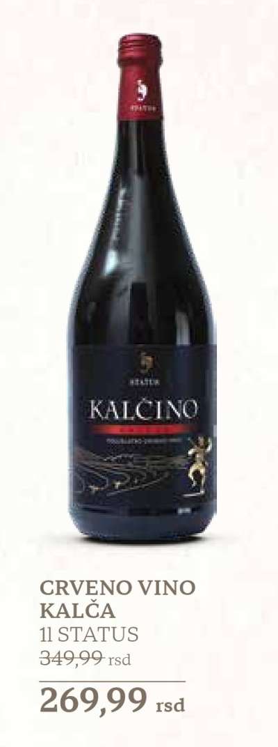 CRVENO VINO KALČA 1L STATUS