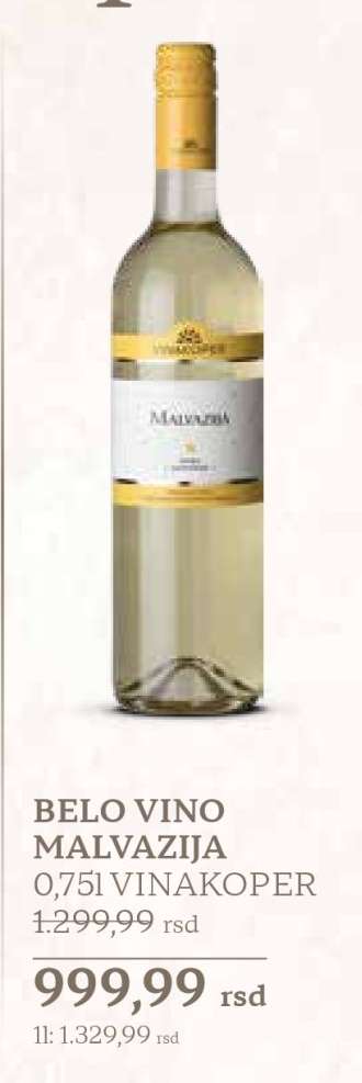 BELO VINO MALVAZIJA