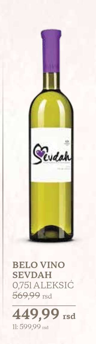 BELO VINO SEVDAH 0,75l ALEKSIĆ