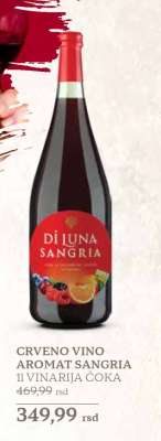 CRVENO VINO AROMAT SANGRIA 1l VINARIJA ČOKA